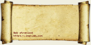 Tina Fain vizit kartica